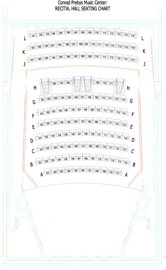 CPMC Recital Hall Seating Chart
