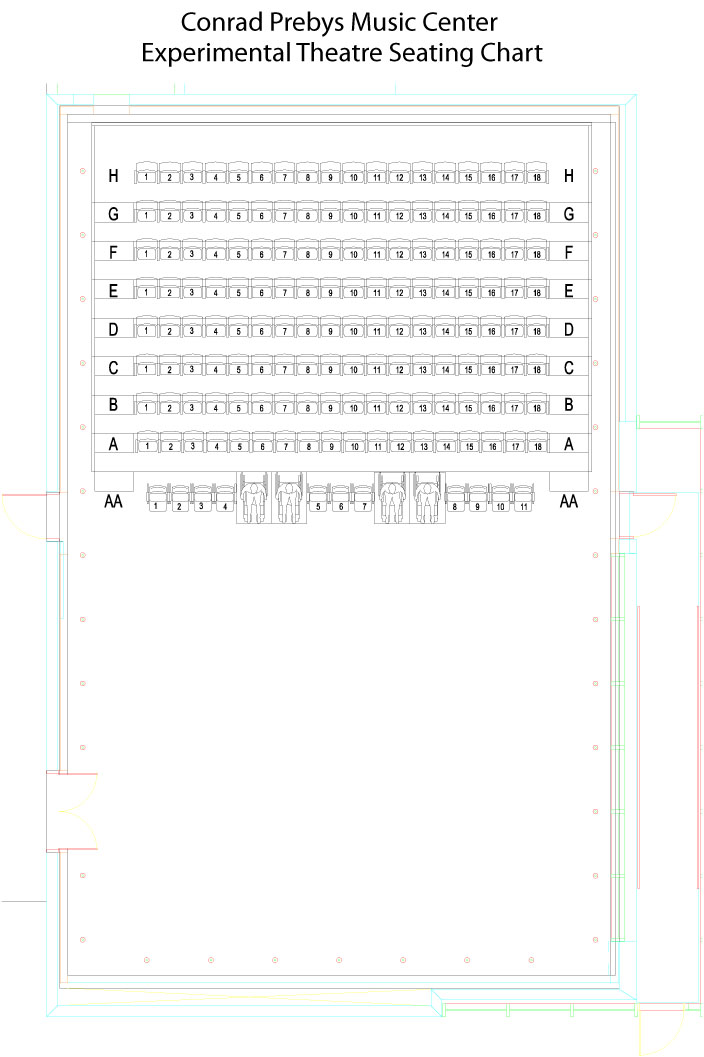 CPMC Experimental Theater Seating Chart