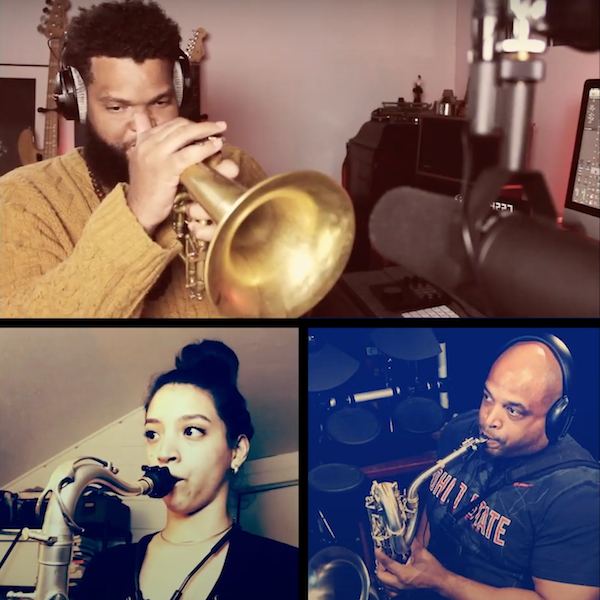 screenshot of kris johnson big band